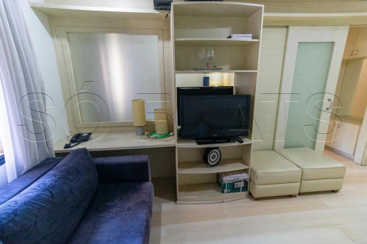 Flat mobiliado em Moema, prox a Av. Ibirapuera e ao Metrô. Com entrada imediata e sem fiad - Foto 5