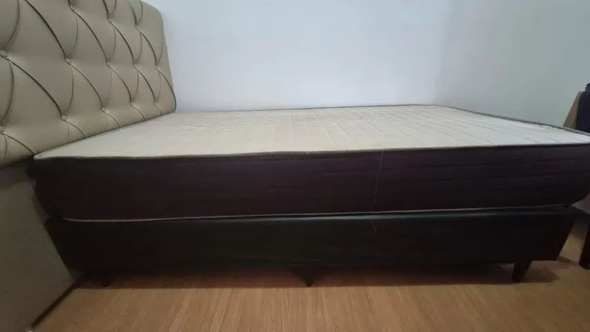 Cama Box + Colchão pro saude superpocket ortobom - Foto 3