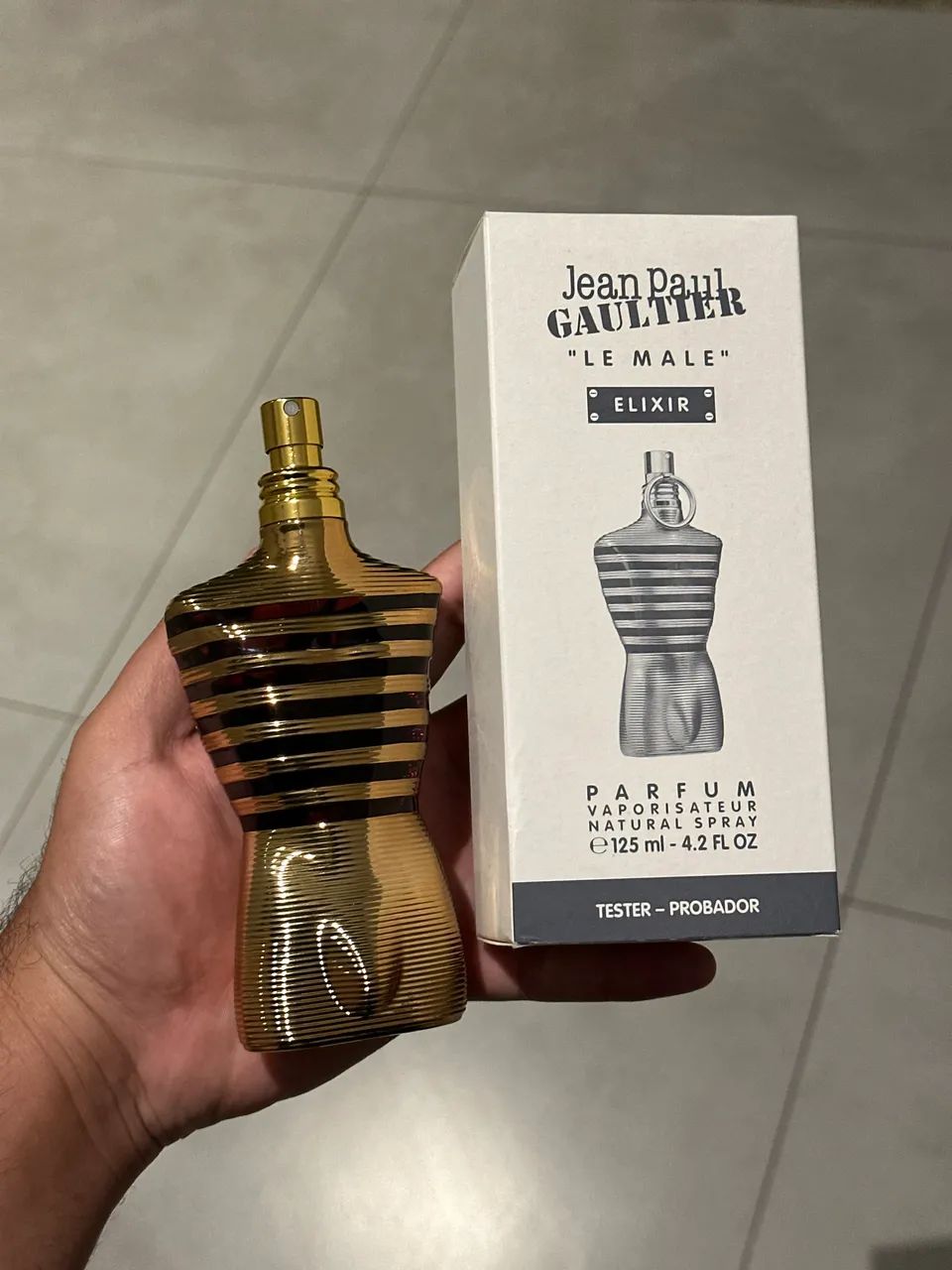 Perfume Tester Le Male elixir 125ML Masculino 