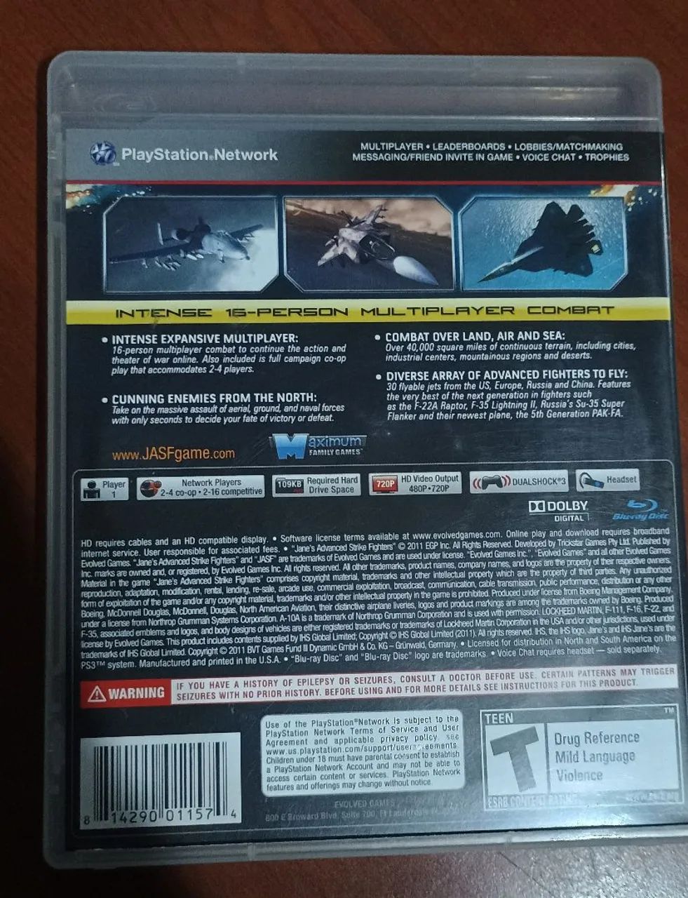 Jogo - JASF Janes Advanced Strike Fighters - Ps3 - Foto 4
