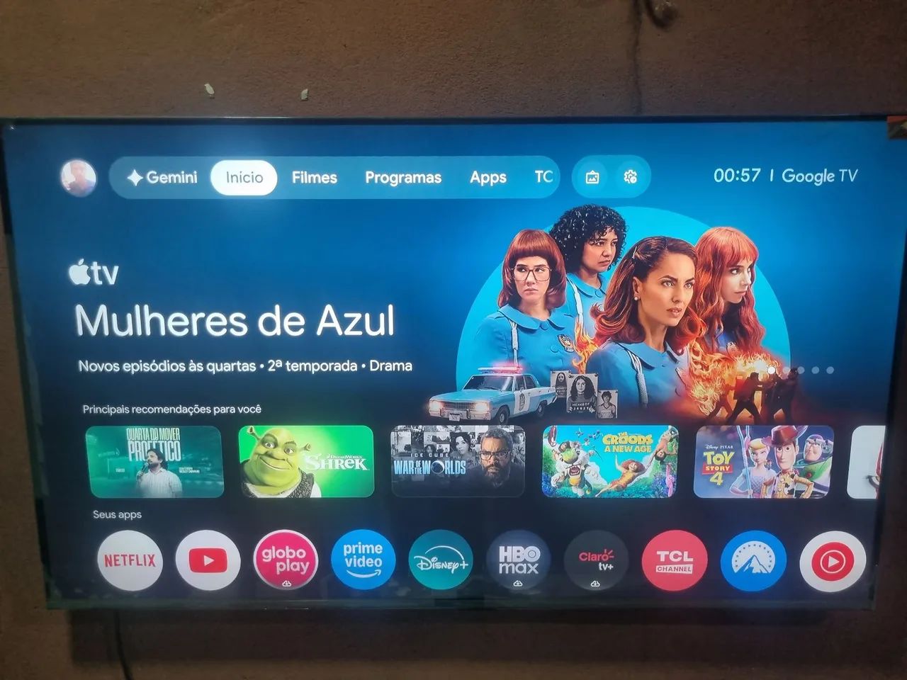 Smart tv 4k55 TCL Qd mini leds - Foto 2