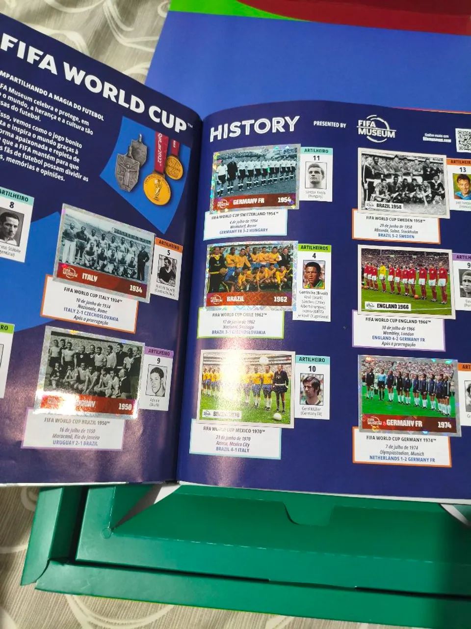 Álbum da copa completo, capa dura prata - Foto 4