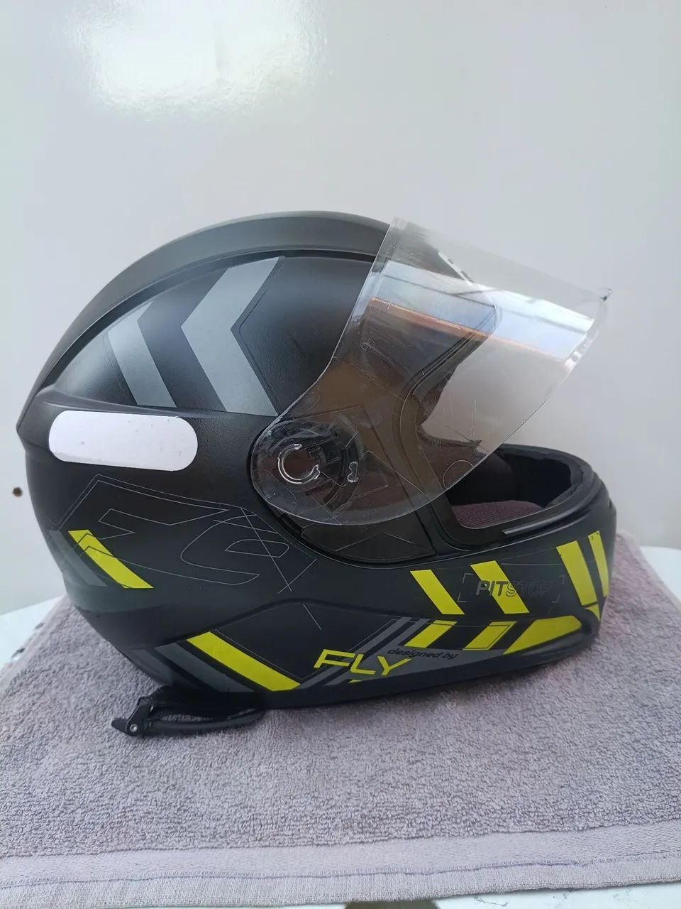 Capacete Pit stop preto fosco N60 - Foto 4