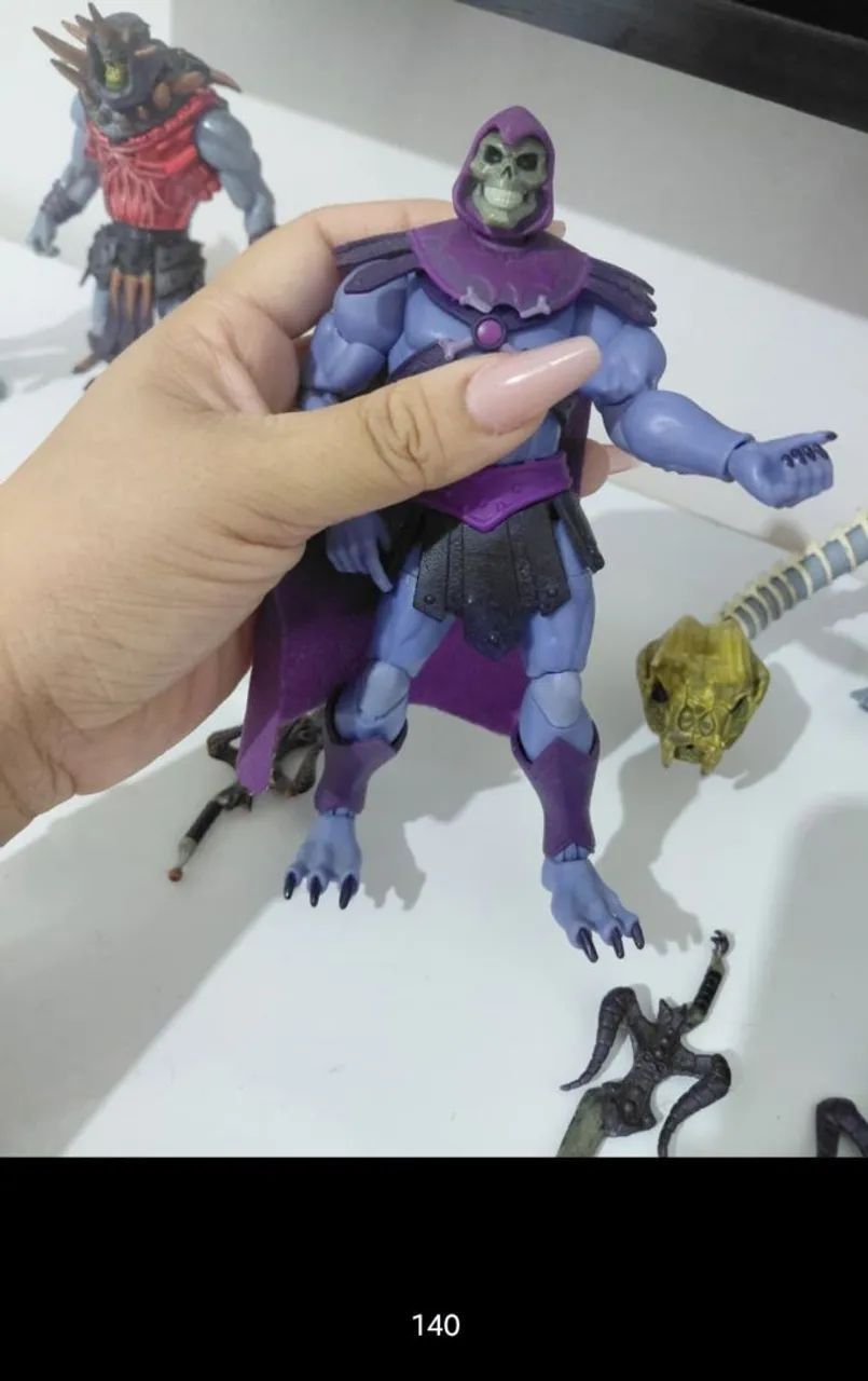 Diversos bonecos Equeleto (Skeletor) colecionáveis  - Foto 4