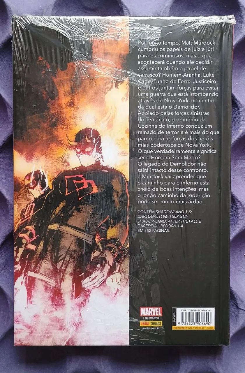 HQ CAPA DURA MARVEL DEMOLIDOR TERRA DAS SOMBRAS - Foto 2