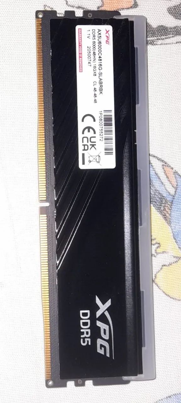 Memória ddr5 16G 6000Mhz