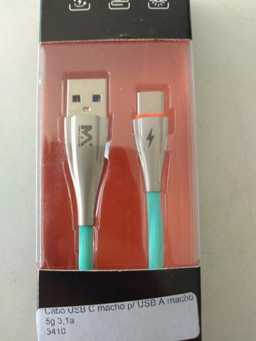 Cabo usb tipo c 3,1a (novo) - Foto 2
