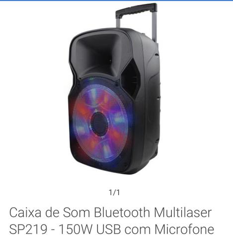 Caixa de Som Multilaser SP219 - Lacrada