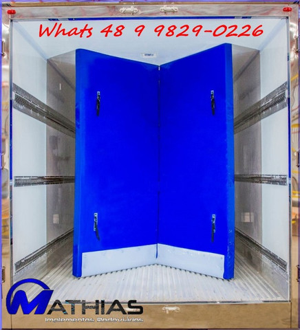 Bi partida divisória para transportes de perecíveis Mathias Implementos - Foto 3