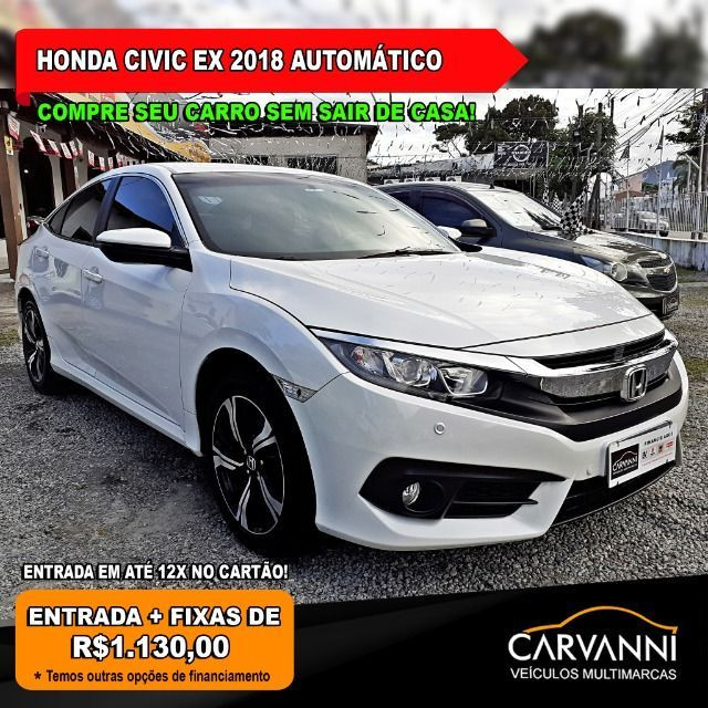 Honda Civic EX 2018 Automático * Apenas 23.000 km