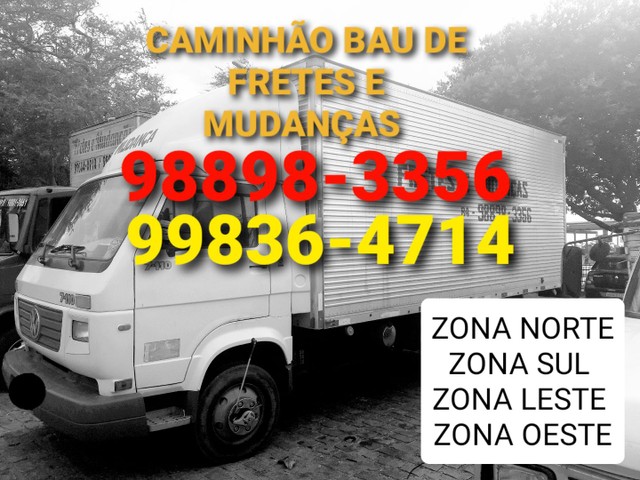 CAMINHÃO BAÚ DE FRETES E MUDANÇAS