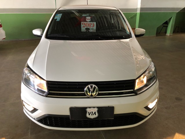 VW / GOL 1.6  120CV  ,BRANCO , AUTOMÁTICO , 2018/2019