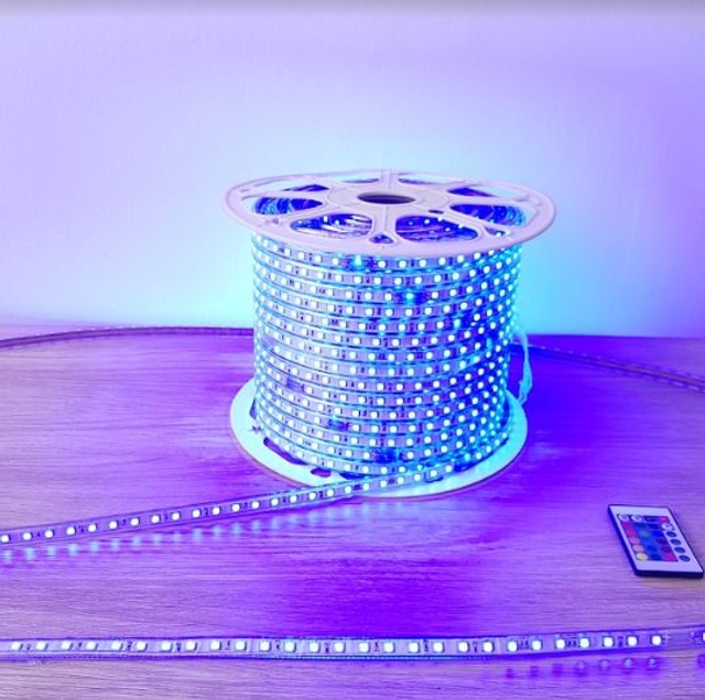 Kit 10M Fita Mangueira RGB 127 colorida - Foto 4