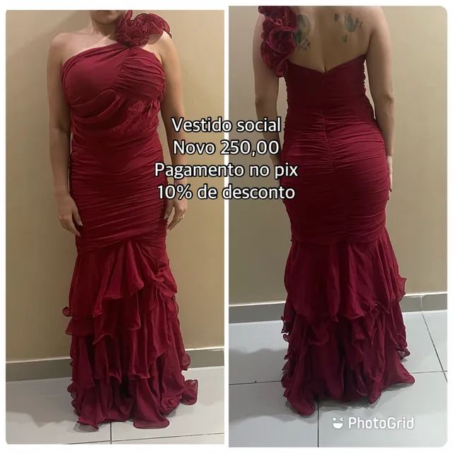 Vestido social novo 