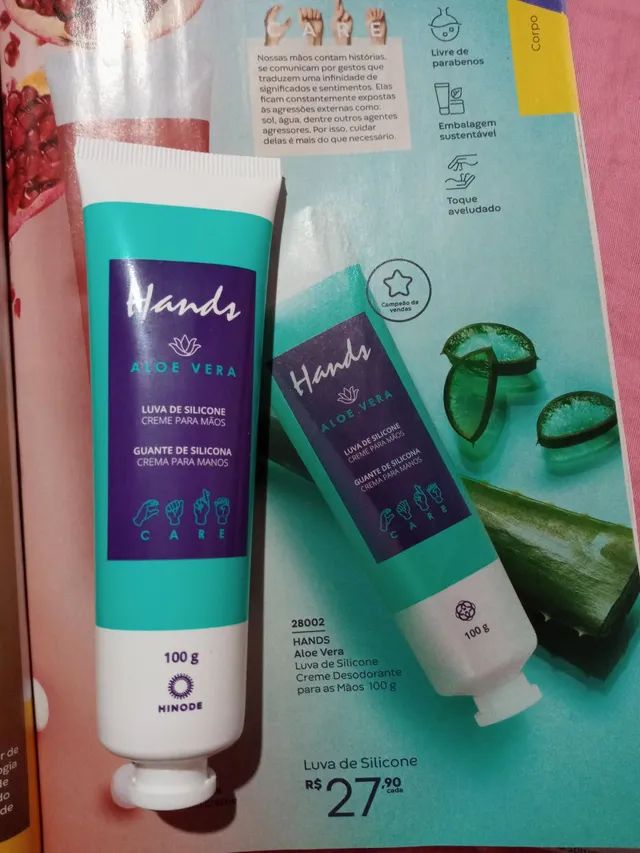 Luva silicone hinoder 