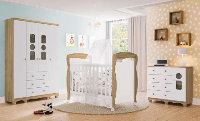 Quarto Completo Infantil 3 Peças Com Super Brinde. São Produtos Novos Direto da Fábrica!