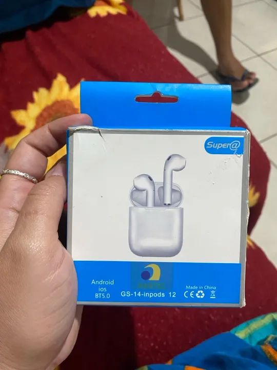 Fones de Ouvido Bluetooth Sem Fio Super@ GS-14-inpods 12