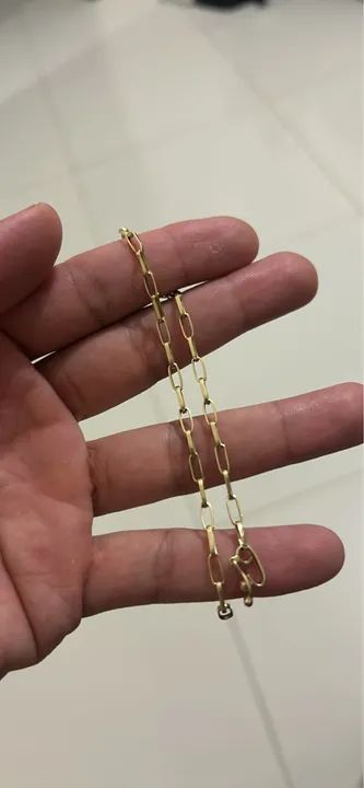 Pulseira MACIÇA de ouro 18k - 9g - Foto 3
