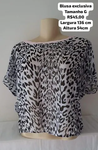 Blusas femininas tamanho G