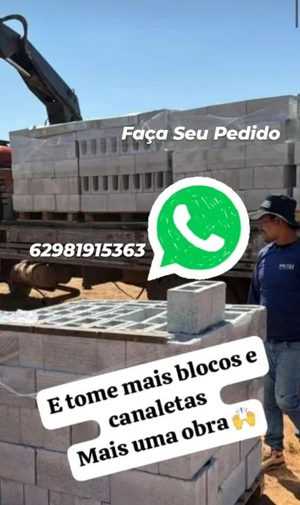 Blocos de Concreto Compre Diretamente Da Fábrica 3.60$