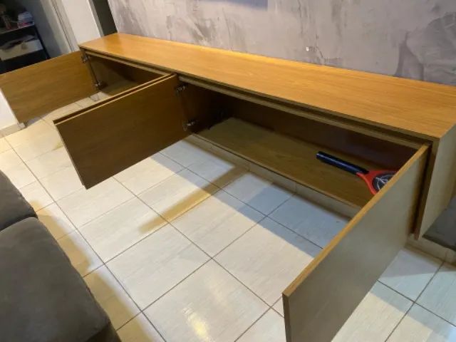 Rack de parede 2,70m Louro Freijó  - Foto 2