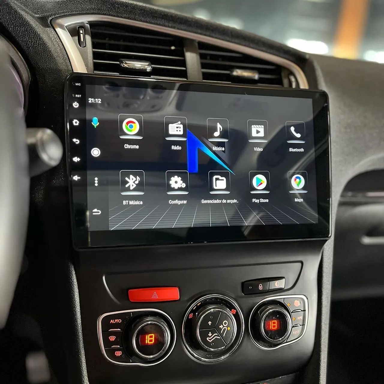 Multimídia Android 9 polegadas c4 lounge  - Foto 3