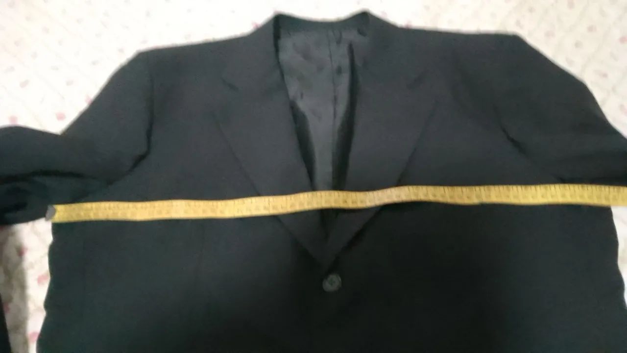 Paletó Preto Masculino Estilo<br> - Foto 2