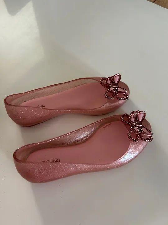 Sandália Melissa Infantil Rosa com Borboleta - Foto 2