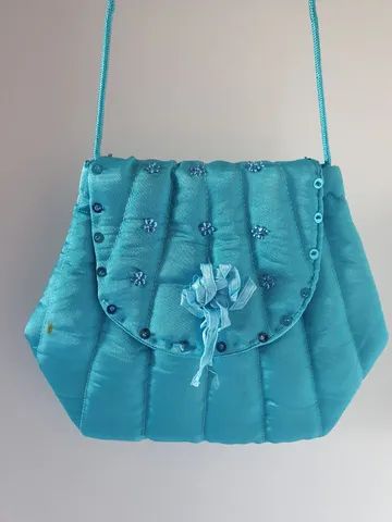 Bolsa vintage azul