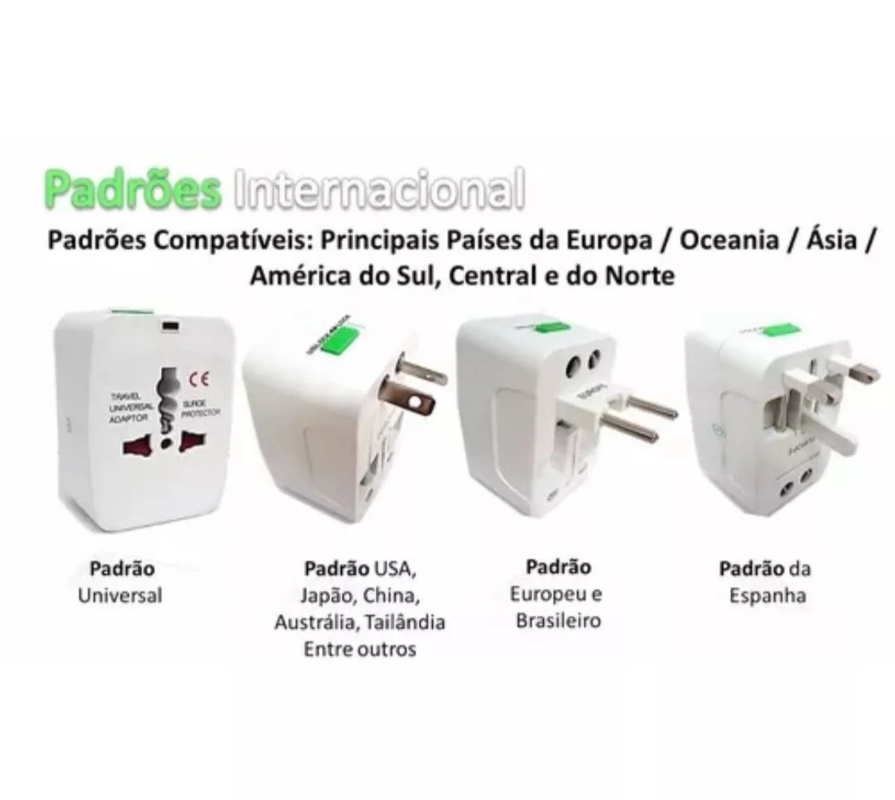 Adaptor International All-in-one Adaptador Universal Tomadas