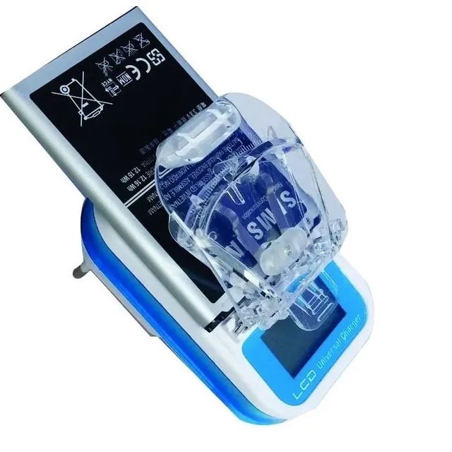 Carregador Universal De Bateria Com USB, Celular Carga Externa Lcd  - Foto 2