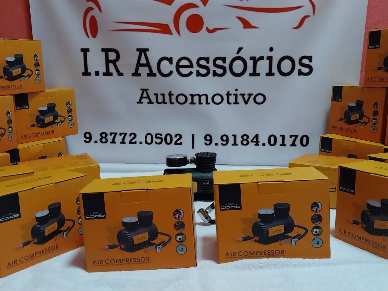 Compressor de Ar para Carro - 12V - Briwax, Klatter , Segma e tech one aceito cartão! - Foto 2