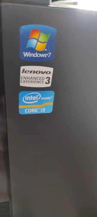 Comp. Lenovo i3 -3.3 Ghz - 8 GB ram, SSD 240 GB super rápido + Tecl, Mouse, cabo energia - Foto 2