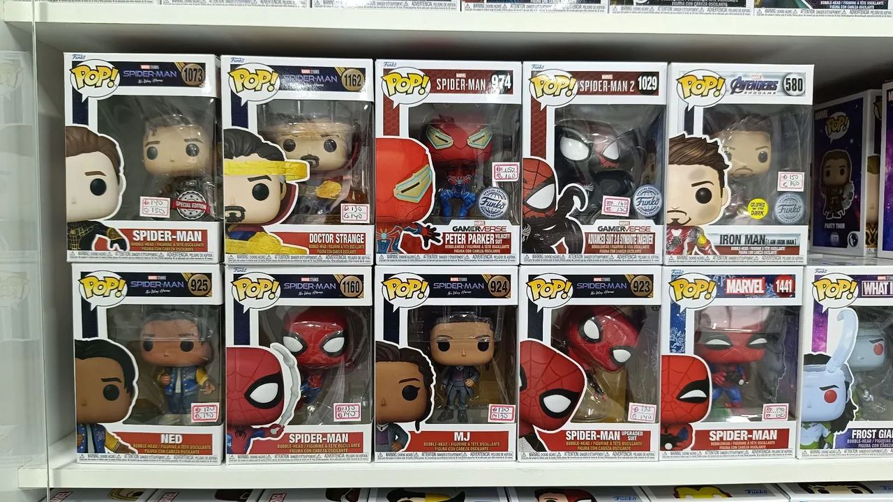 Funko Pop! Marvel Spider-Man - Coleção Completa