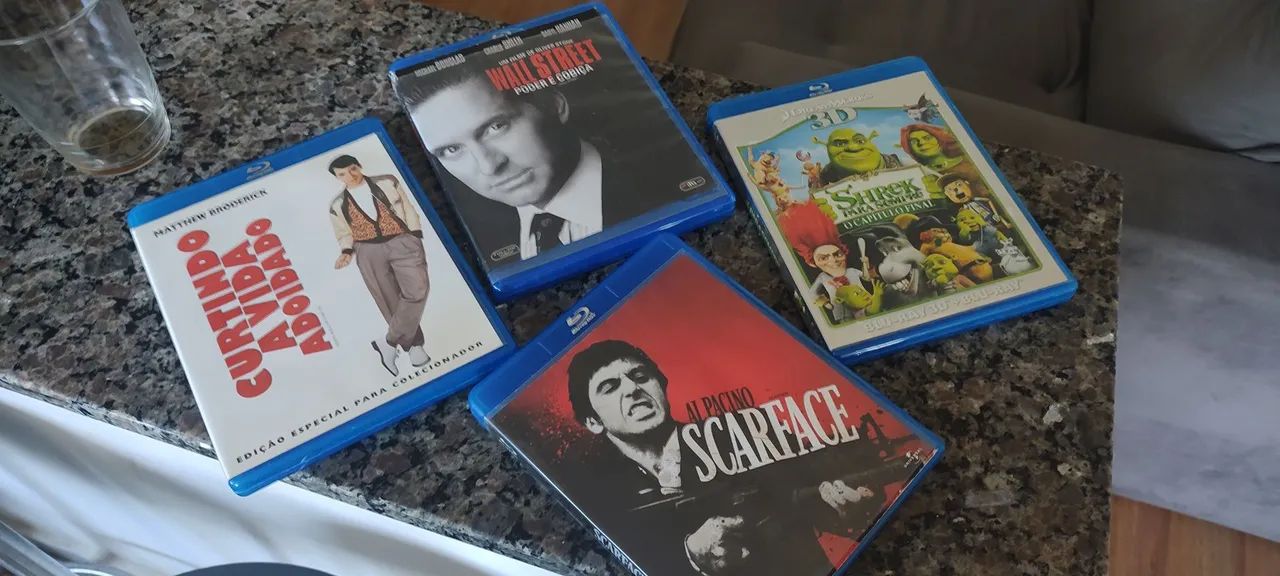 Discos Blu Ray 4 Clássicos do Cinema 