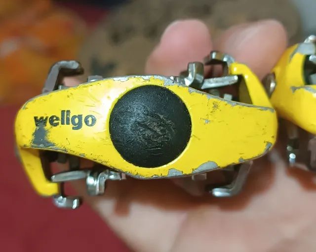 PEDAL CLIP Wellgo PARA MTB POUCO USADO. LEIA A DESCRIÇÃO. - Foto 6