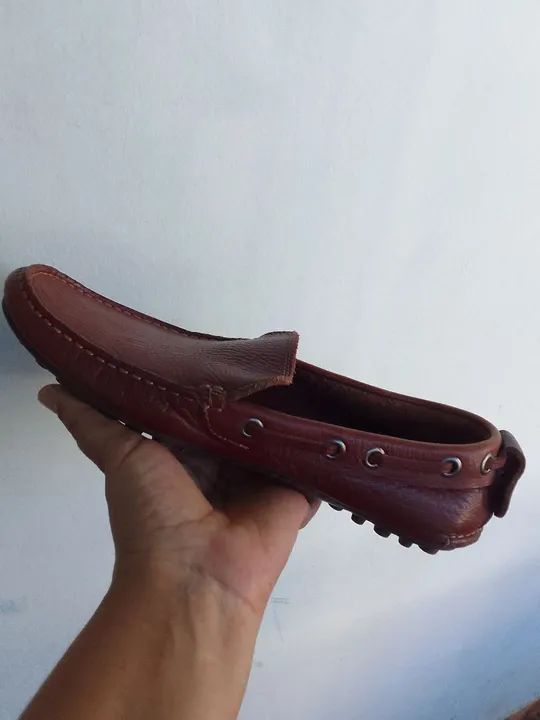Mocassim jovaciele 40 masculino em couro - Foto 4