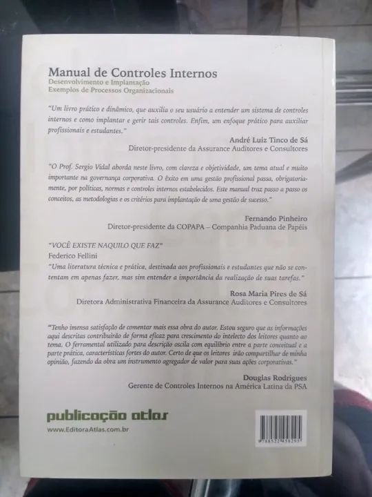Livro - Manual de Controles Internos  - Foto 2