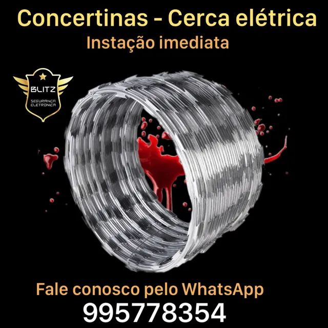 Proteja seu patrimônio,  concertina dupla climpada