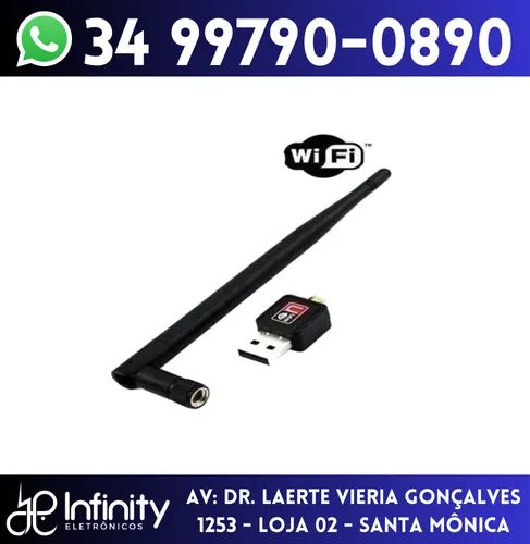 Adaptador Wifi Usb para PC Notebook