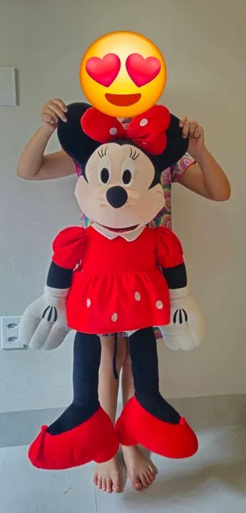 Boneco Minnie Mouse Gigante