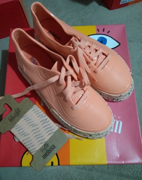 Tênis melissa exclusivo edição limitada Box hello melissa