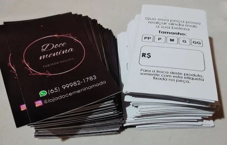 Etiquetas para roupas - Foto 3