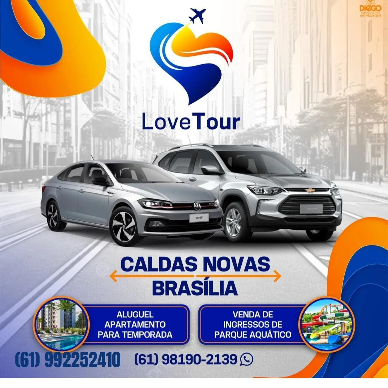 Lovetur turismo Apartamentos para temporada em caldas novas