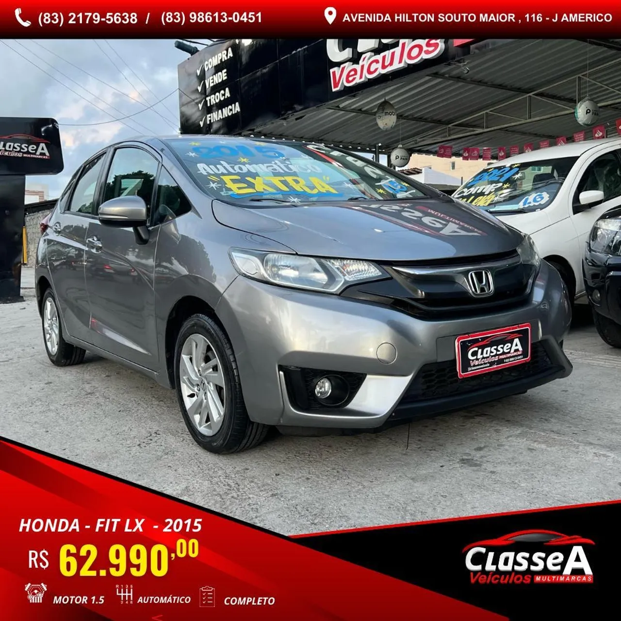 HONDA FIT LX 1.5 FLEX 2015 AUTOMÁTICO