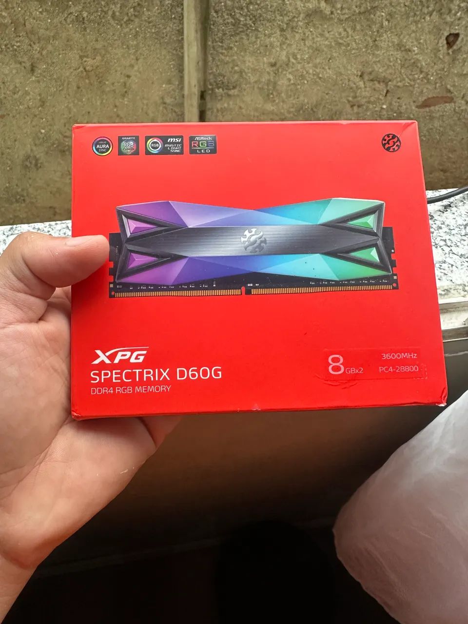 Memória ram XPG D60G - 3600mhz 16gb - Foto 2