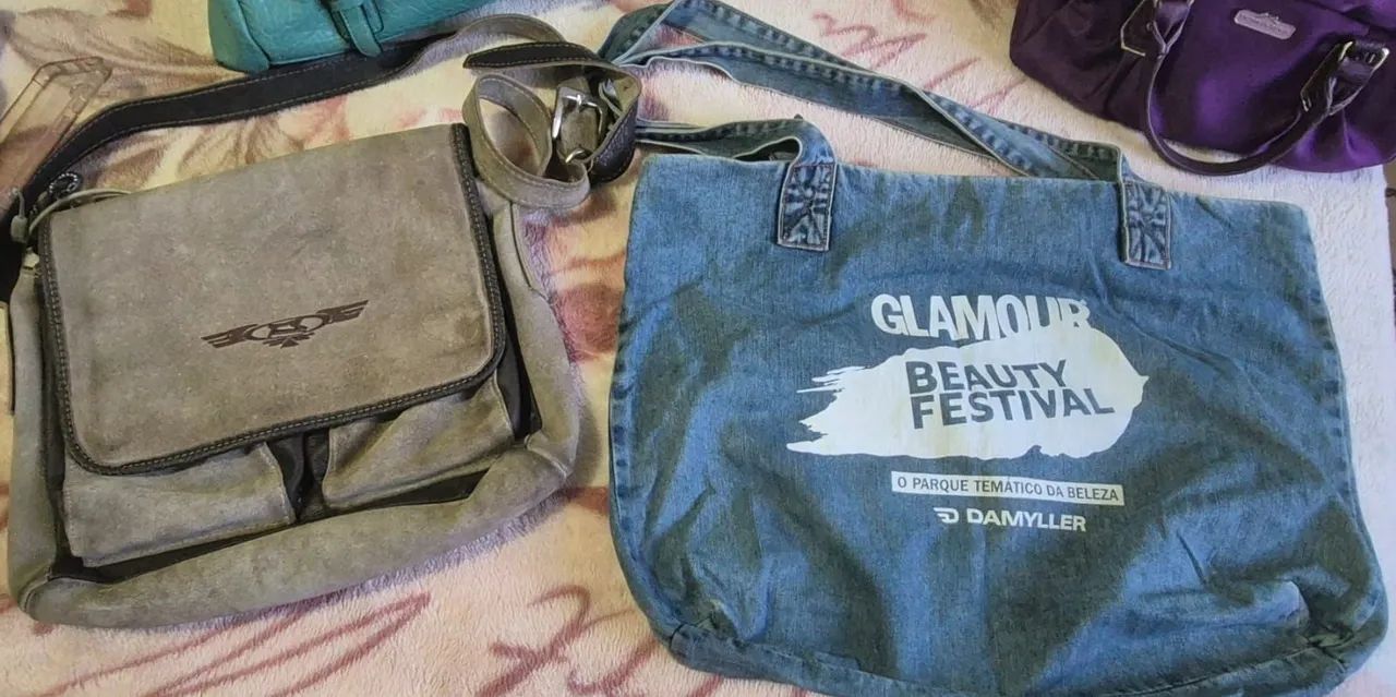 Bolsas de Couro e Jeans