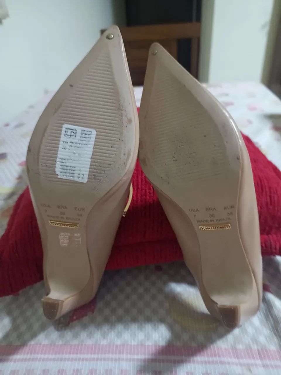 Scarpin Lança Perfume Bege - Foto 4