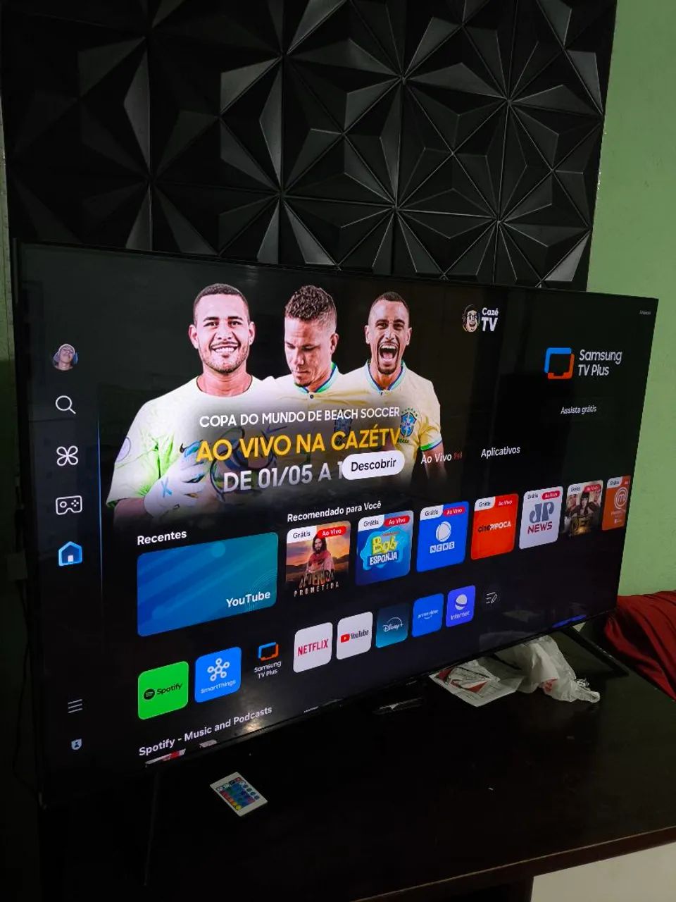 TV SAMSUNG 4K UHD CRISTAL 55POLEGADAS - Foto 3