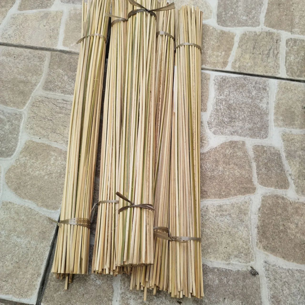 Varetas de bambu 50cm pacote com 100 unidades 